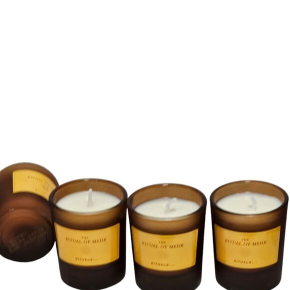 4 x RITUALS The Ritual Of Mehr Mini Scented Candle Travel - Picture 6 of 7